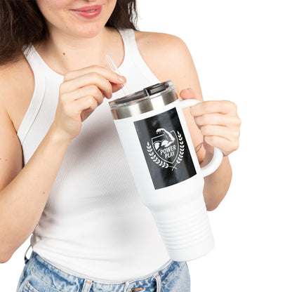 Insulated Travel Mug, 40oz - Power Play | Ideal for Outdoor Adventures & Daily Commutes, Perfect Gift for Sports Enthusiasts, Durable [...]