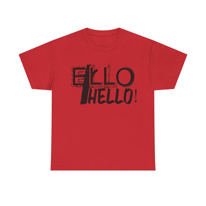 Hello Unisex Tee - Casual and Stylish Cotton T-Shirt for All Occasions