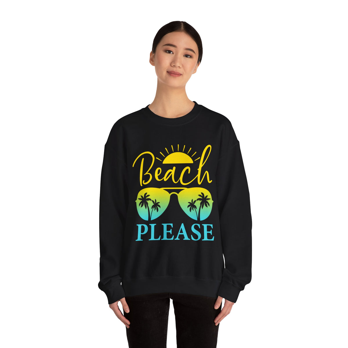 Sweat-shirt unisexe Beach Please 