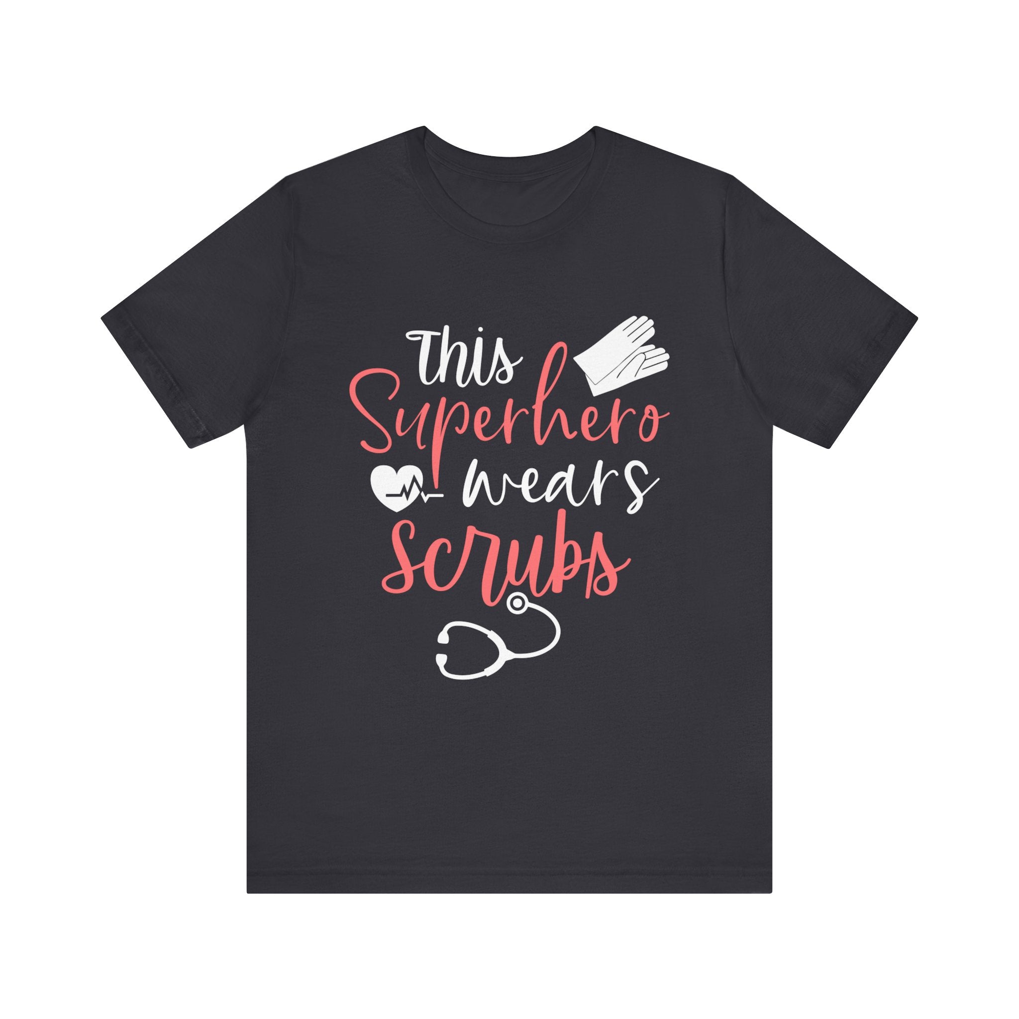 Ce super-héros porte un tee-shirt unisexe Scrubs 