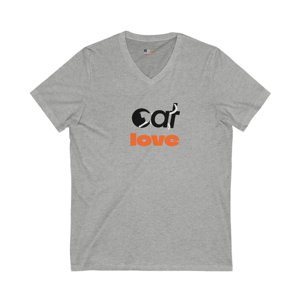 Car Love Unisex V-Neck Tee, Vintage Car T-Shirt for Car Enthusiasts, Gift for Father's Day, Classic Auto Apparel, Car Show Merch, [...] Printify