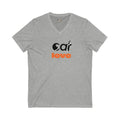 Car Love Unisex V-Neck Tee, Vintage Car T-Shirt for Car Enthusiasts, Gift for Father's Day, Classic Auto Apparel, Car Show Merch, [...] Printify