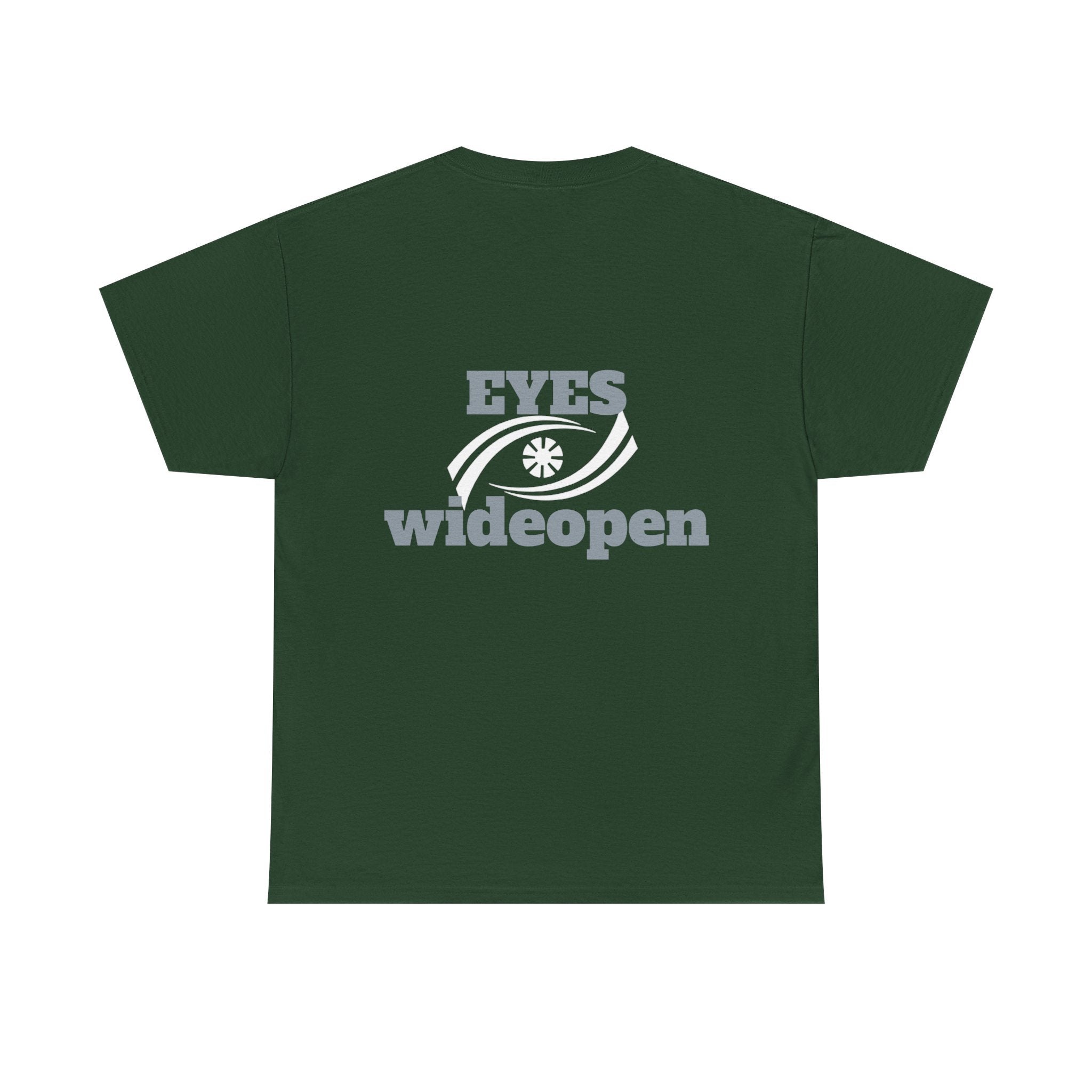Eyes Wide Open Unisex Heavy Cotton Tee | Everyday Wear, Gift for Dreamers, Casual Shirt, Inspirational Apparel, Unisex T-Shirt Printify