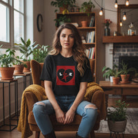 Love Heart Graphic Tee, Soft Cotton Unisex T-Shirt for Couples, Valentine's Day Gift, Casual Wear, Heart Design Tee Printify