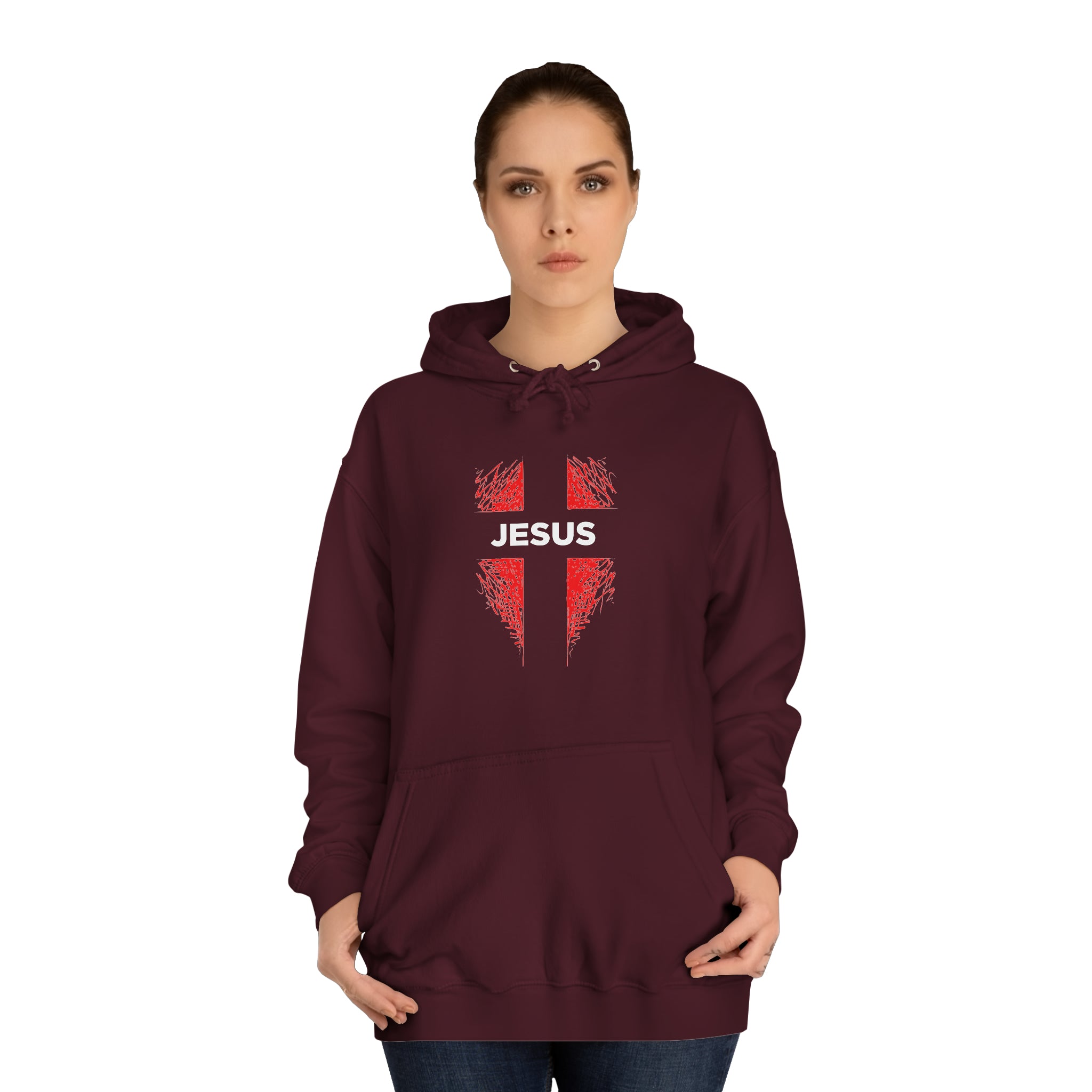 Sweat à capuche unisexe Jésus 