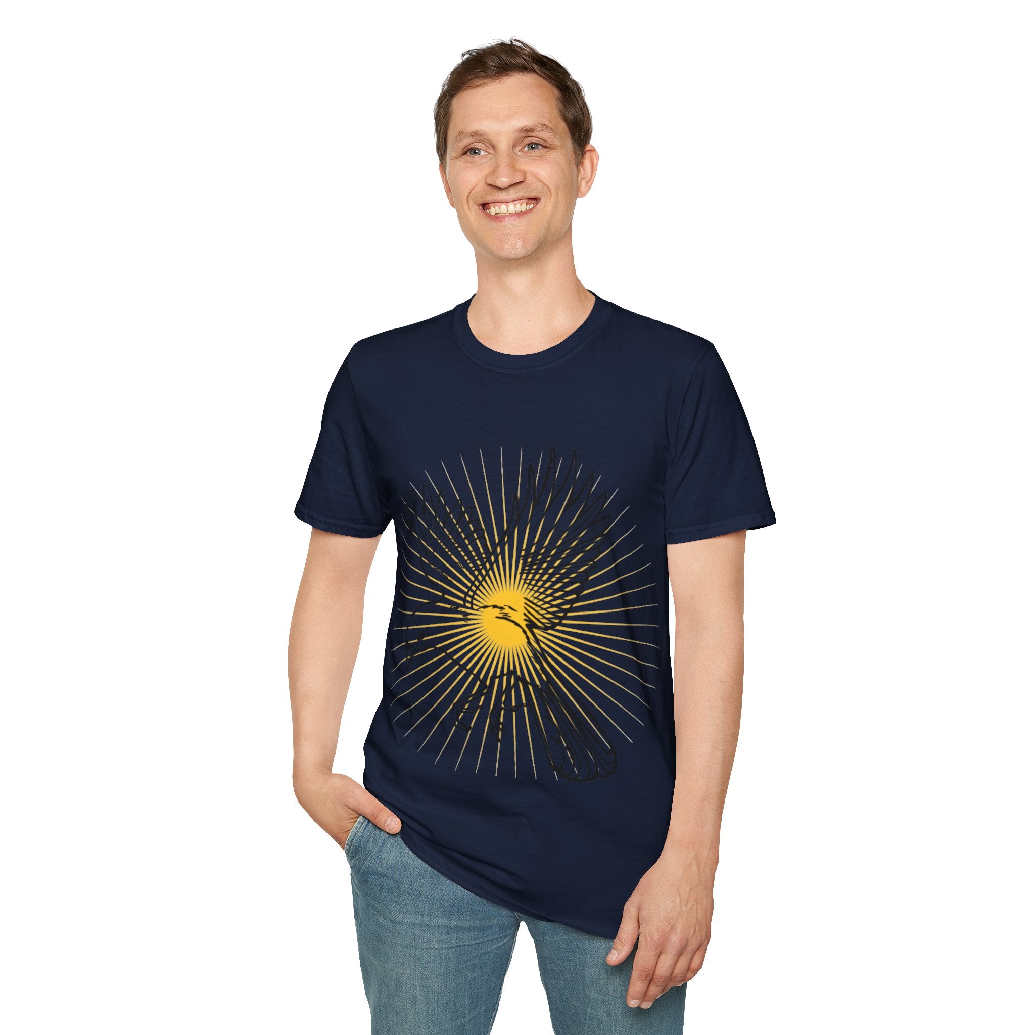 RC'nSONS Unisex Splash Eagle T-Shirt