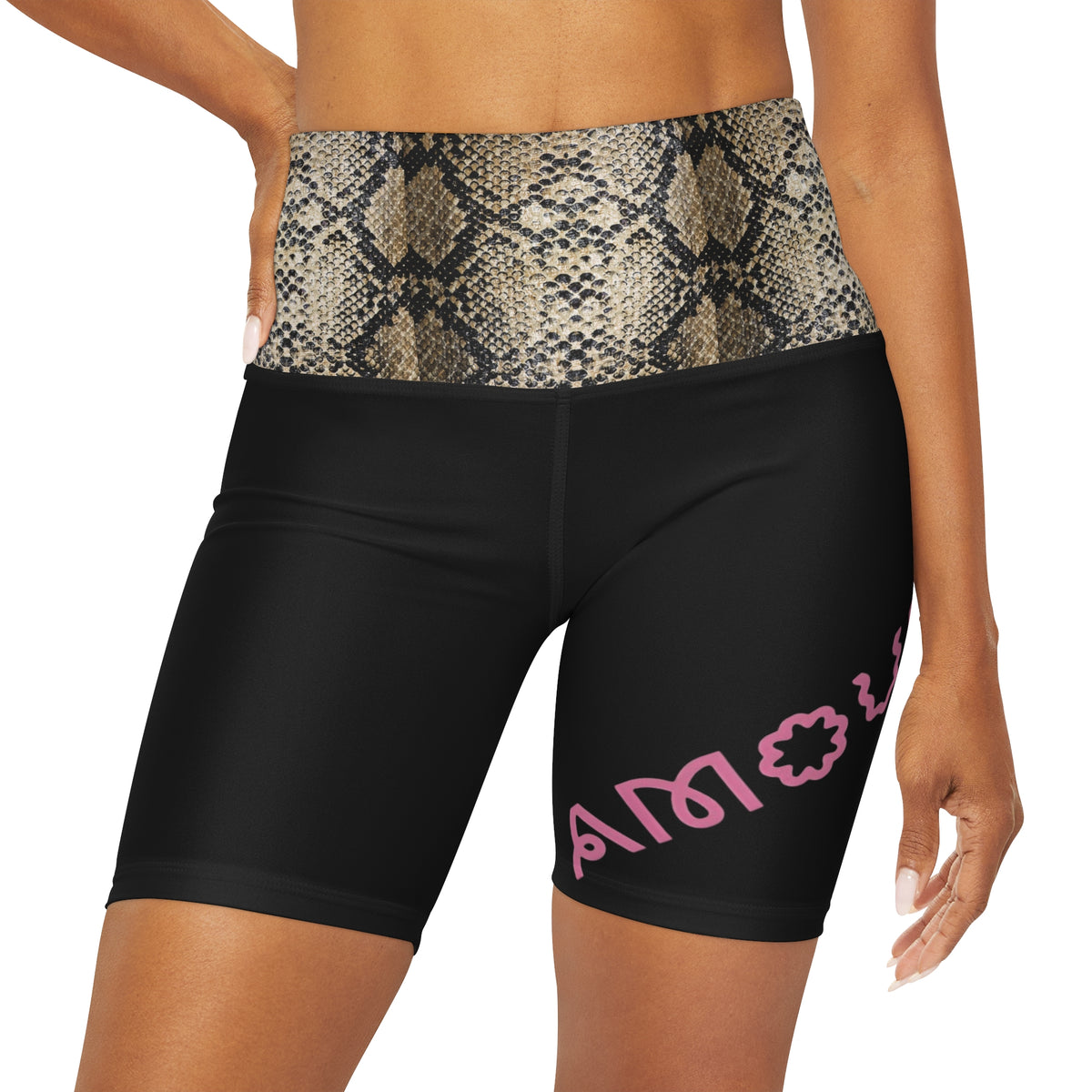 Amourös High Waisted Yoga Shorts