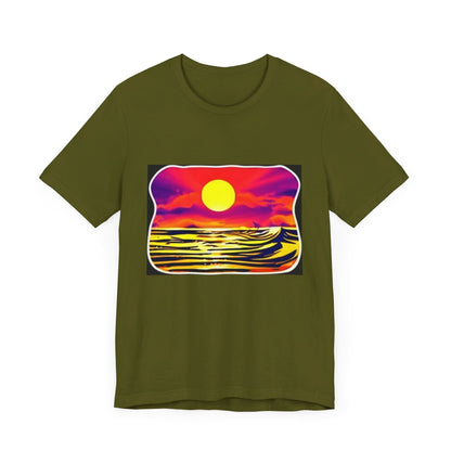 RCNSONS Unisex Short Sleeve Sunset Tee
