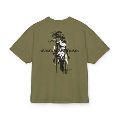 T-Shirt - 'YES AM I' Unisex Ultra Heavy Cotton Box Tee