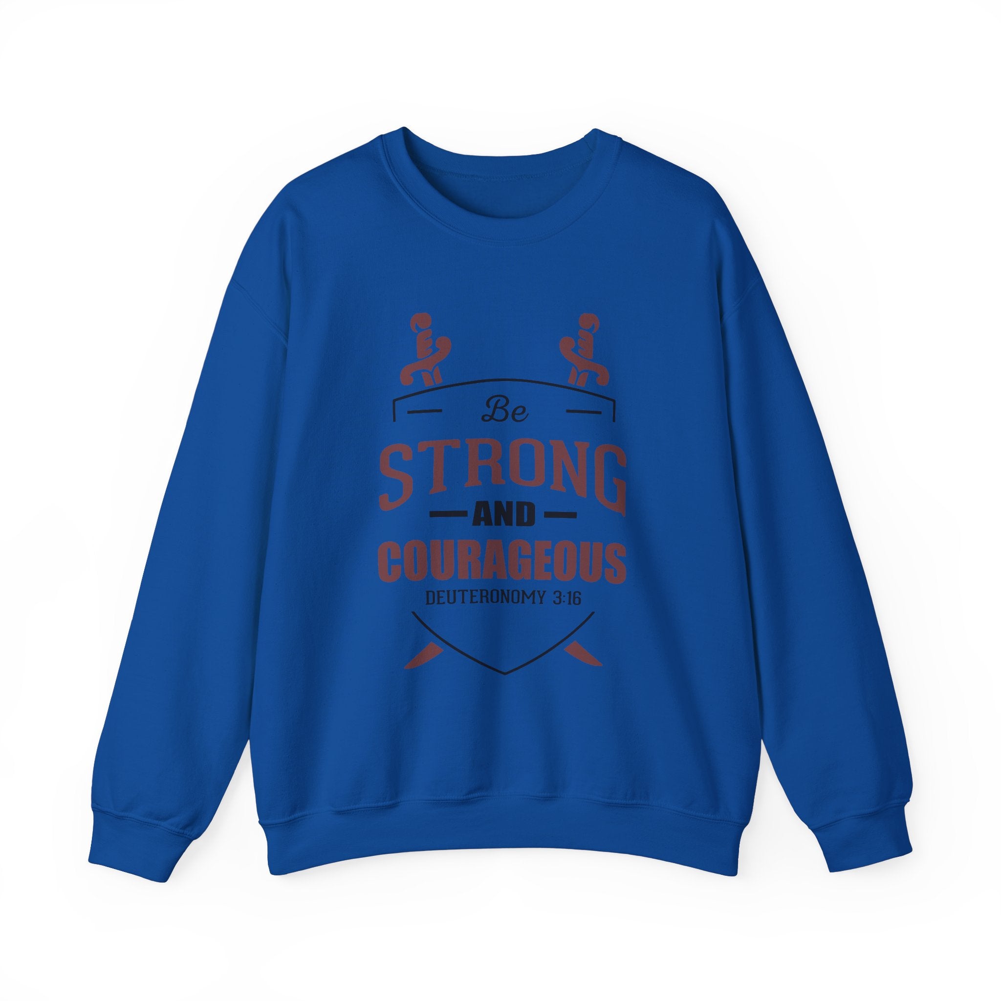 Soyez fort et courageux Sweat-shirt unisexe 