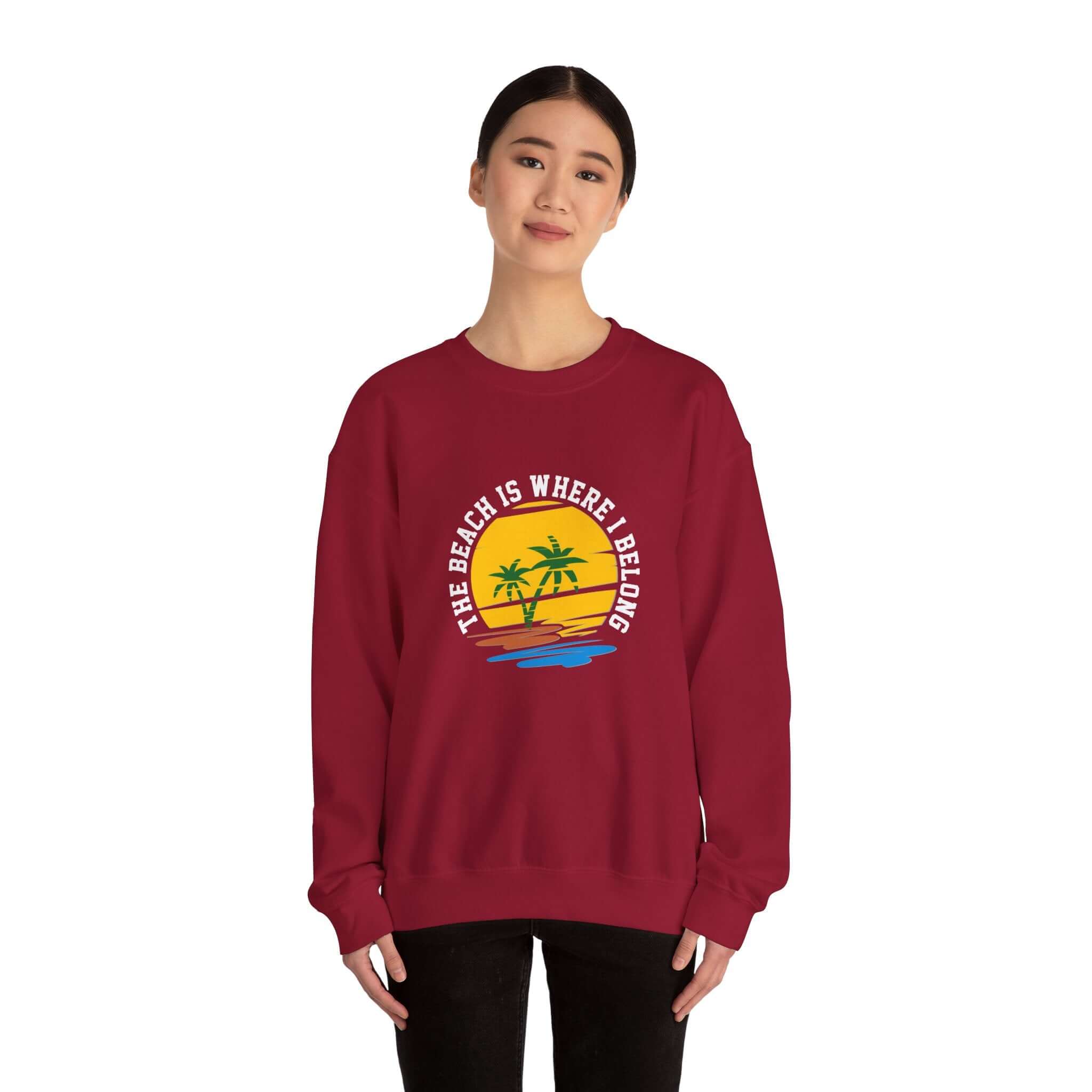 The Beach Is Where I Belong Unisex Sweatshirt - RC’nSONS