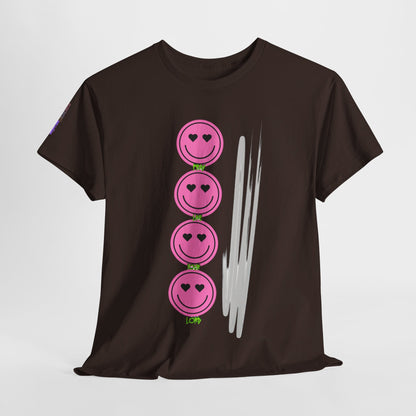 RCNSONS Unisex Heavy Cotton Smileys Tee