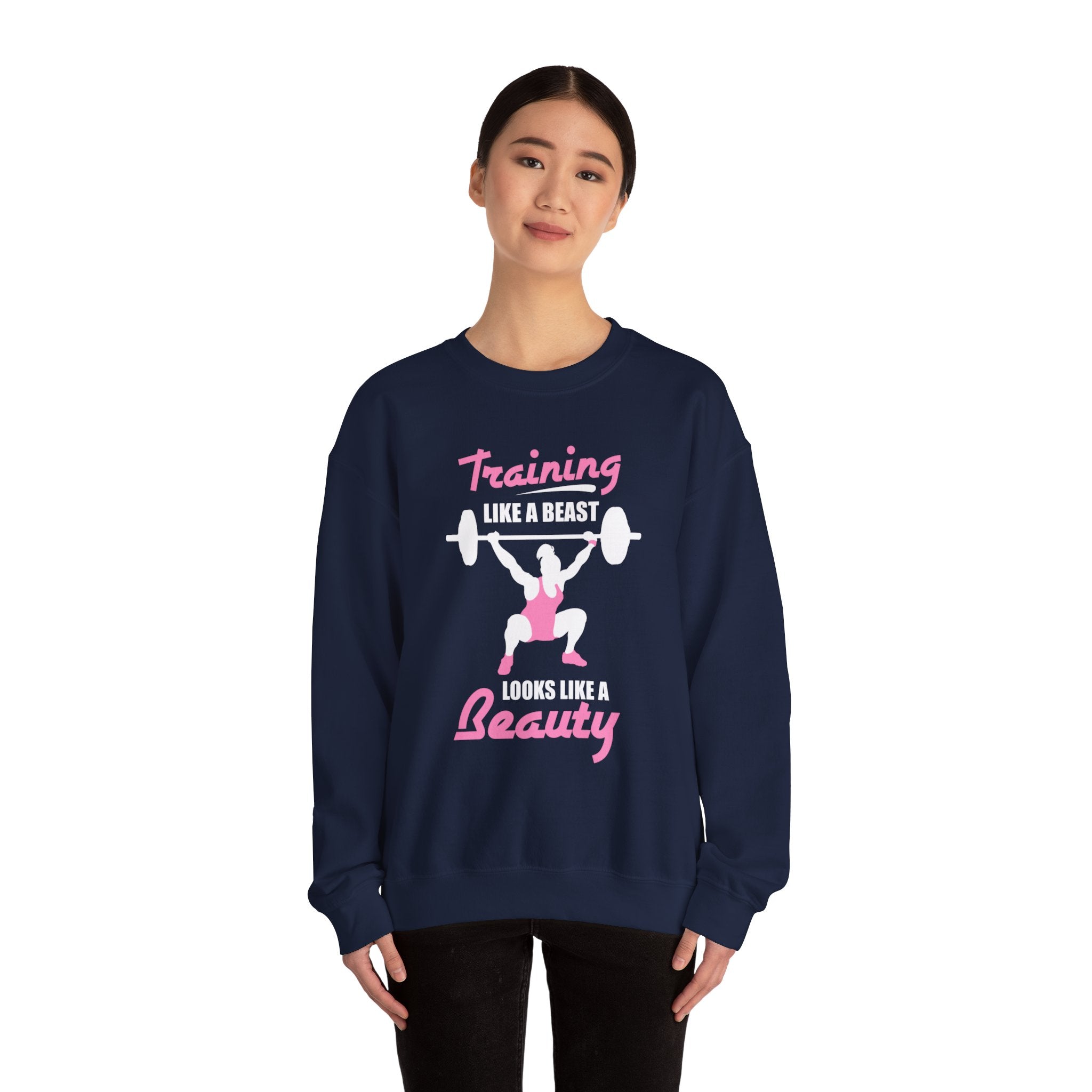 S’entraîner comme un sweat-shirt unisexe bête 