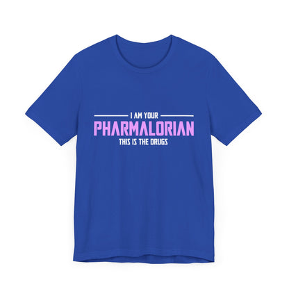 Je suis votre pharmacolorien, c’est le tee-shirt unisexe des médicaments 