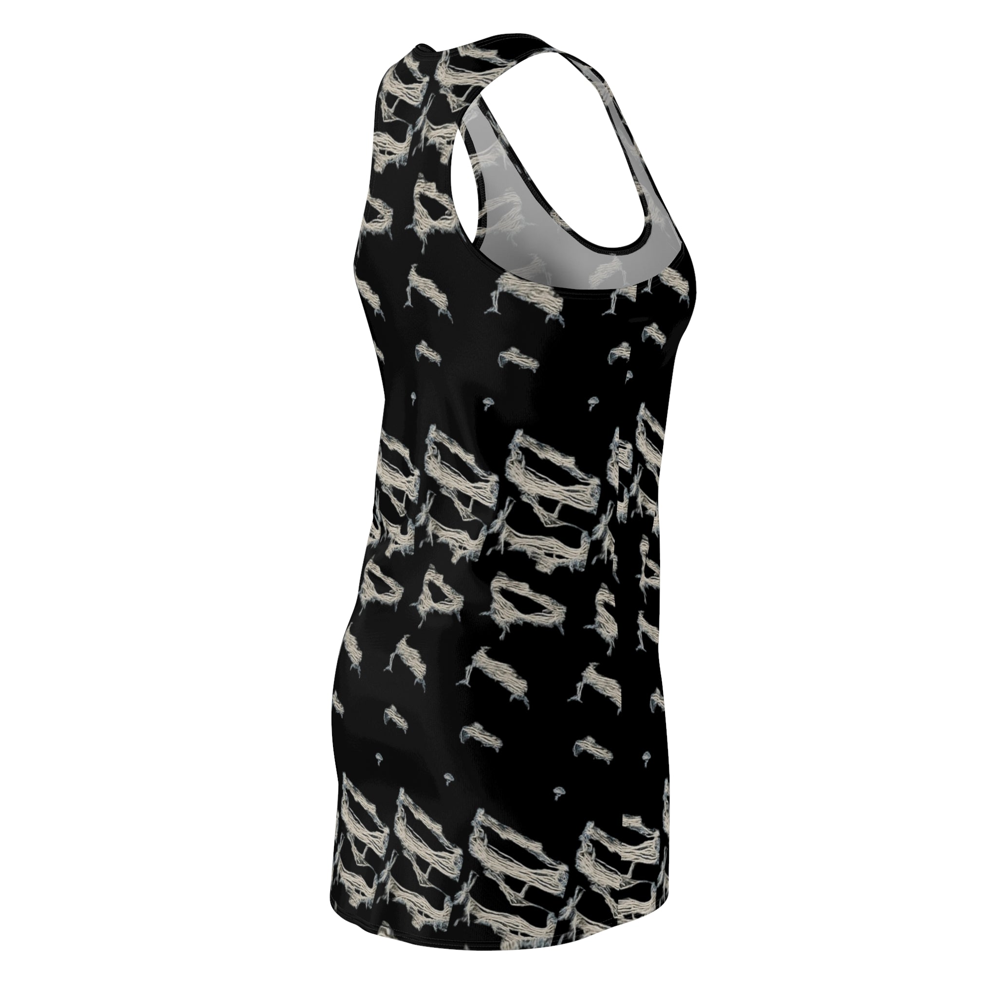 Chic Women's Racerback Dress, Summer Dress, Casual Dress, Stylish Party Dress, Unique AOP Dress, Gift for Her, Everyday Fashion Printify