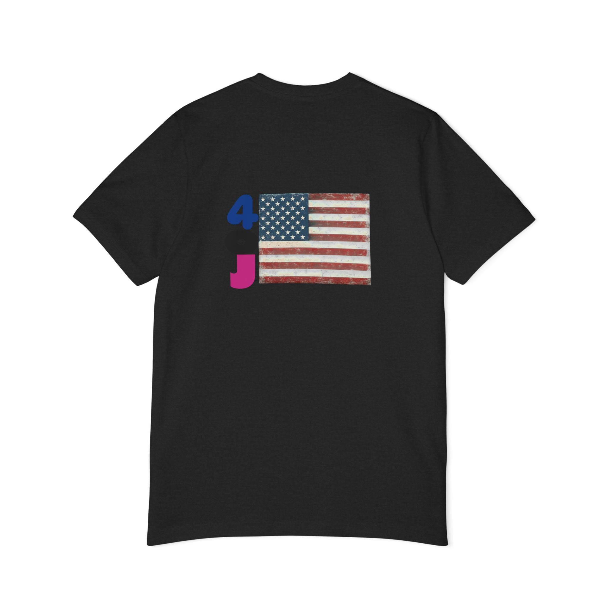 USA Flag Short-Sleeve T-Shirt, Patriotic Tee for Independence Day, Casual Wear, Gift for Veterans, Summer Style Printify