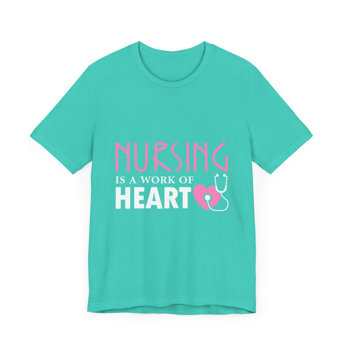 Nursing Is A Work Of Heart Unisex Tee