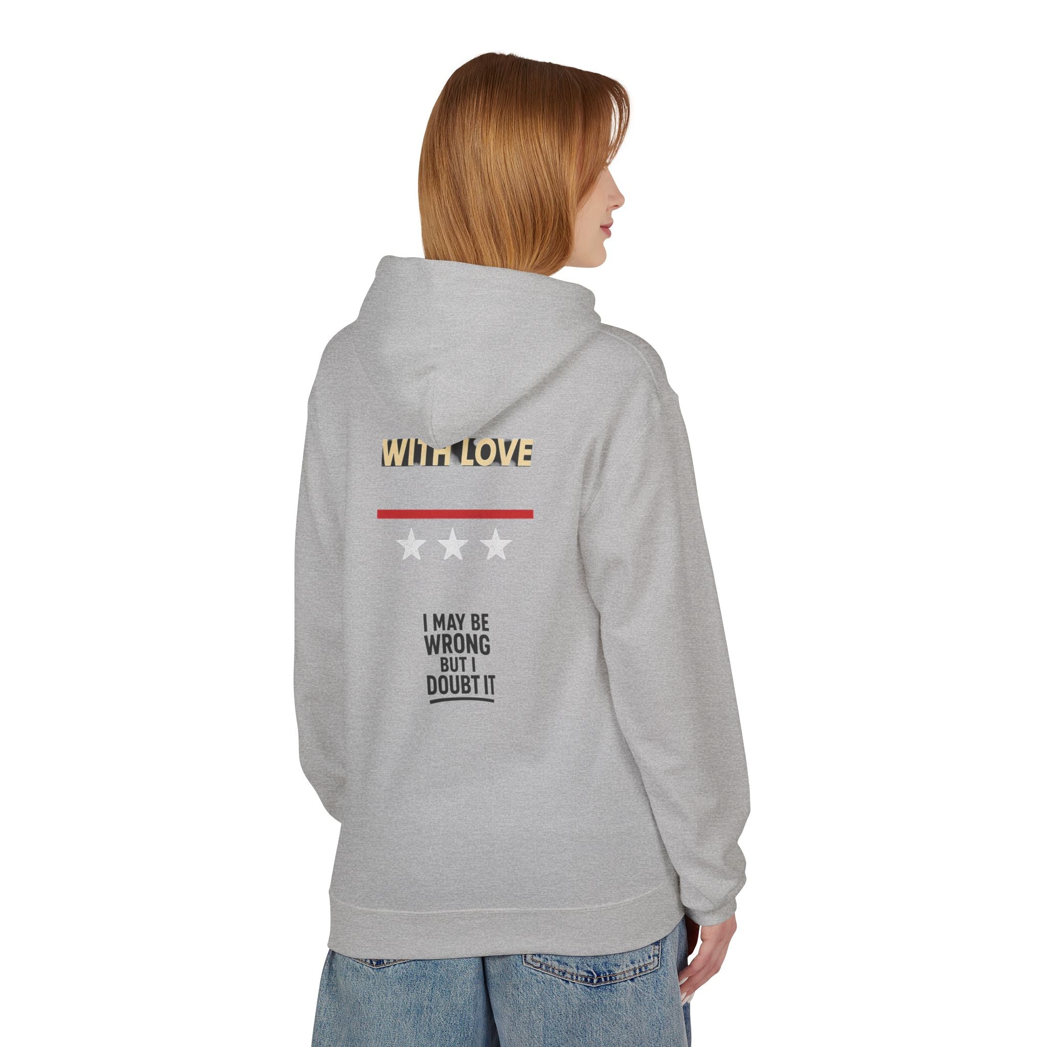 Sassy Fleece Hoodie with Quote, Cozy Hoodie, Funny Sweatshirt, Gift for Friends, Streetwear, Casual Wear Printify