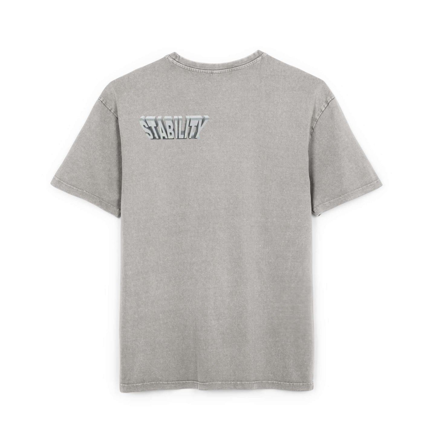 Oversize Tee Stability Acid Washed Men's Shirt