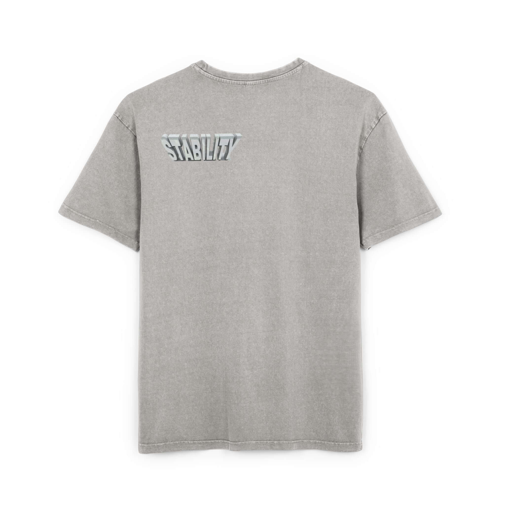 Oversize Tee Stability Acid Washed Men's Shirt