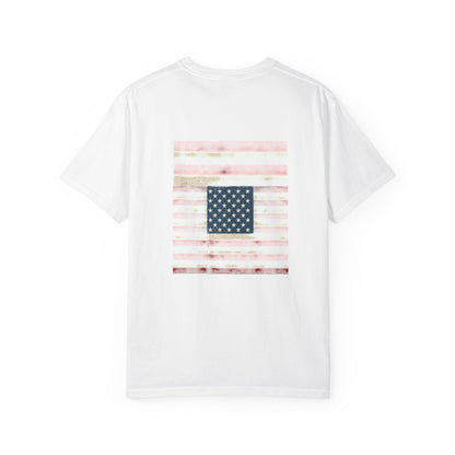 Patriotic Garment-Dyed T-Shirt | Perfect for 4th of July, Memorial Day, Casual Wear, Gifts, Americana Style Printify