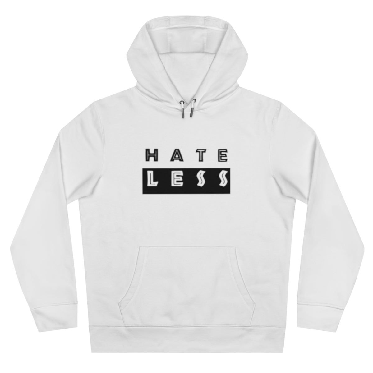 King Hate Less Hooded Sweatshirt - Promote Positivity and Kindness