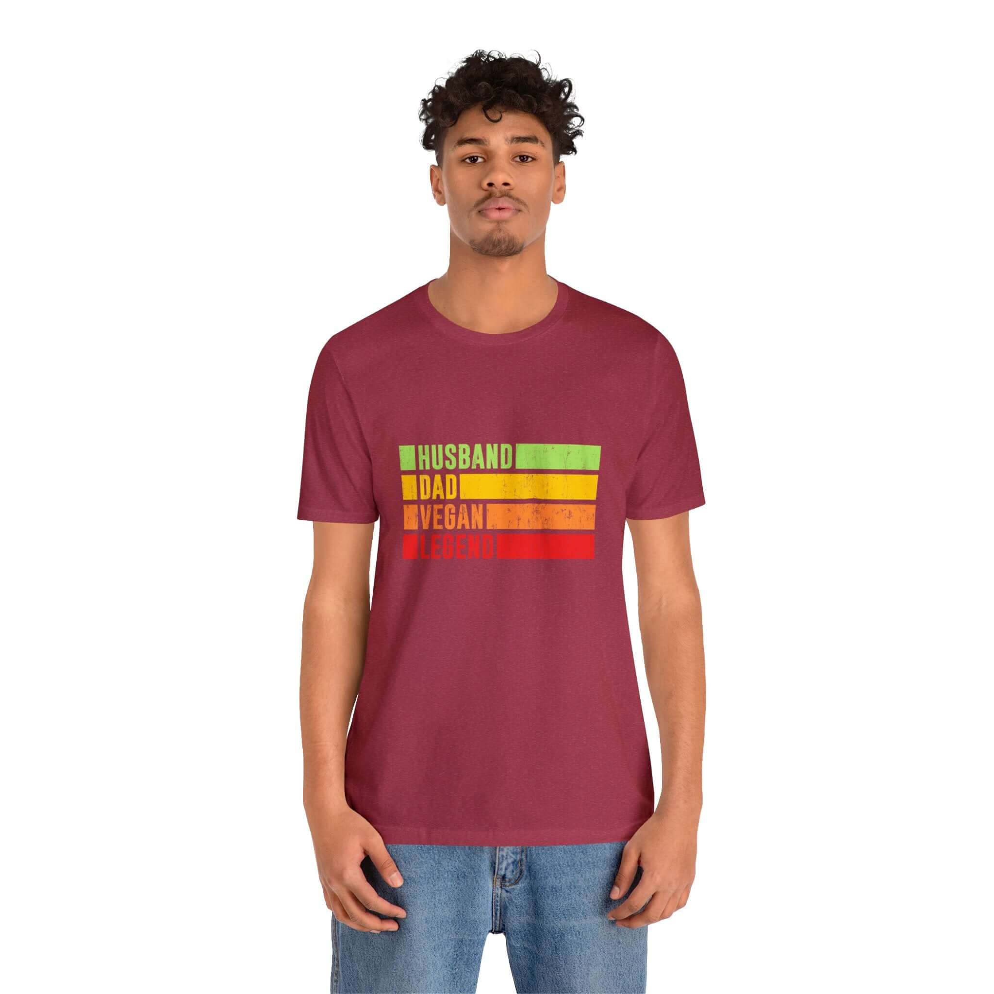 Husband Dad Vegan Legend Unisex Tee - RC’nSONS