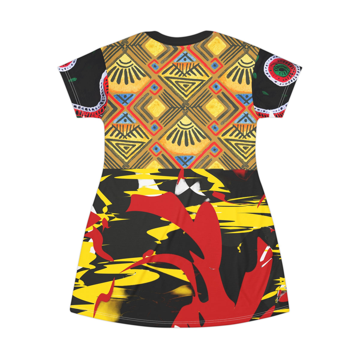 T-Shirt Dress Tropical Beach (AOP)