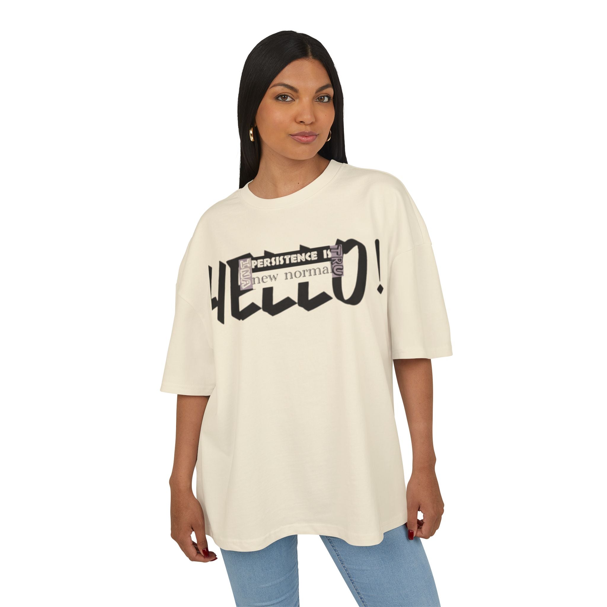 Hello! Persistence is the New Norma Unisex Box Tee Printify