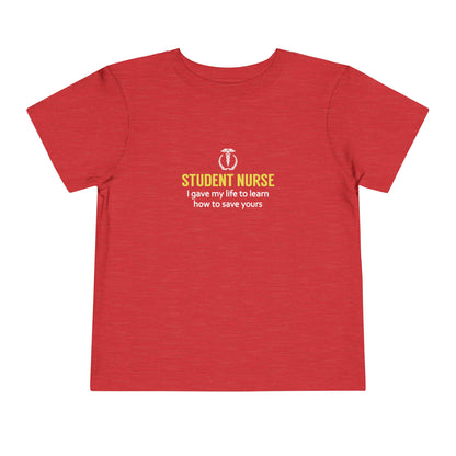 Tee-shirt pour tout-petits étudiant infirmière 