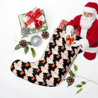 Charming Christmas Stockings with Festive Tree Designs, Holiday Decor, Gift Holders, Xmas Home Decoration, Winter Stocking Decoration, [...] Printify