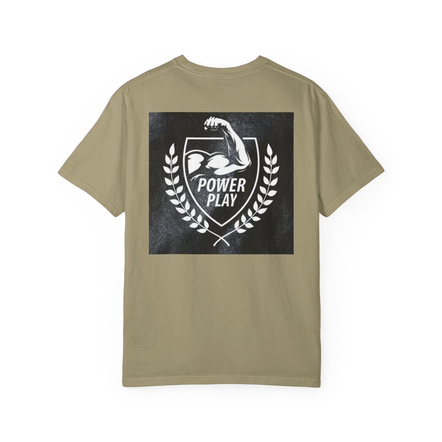 Power Play Unisex Garment-Dyed T-Shirt - Gym Motivation Apparel