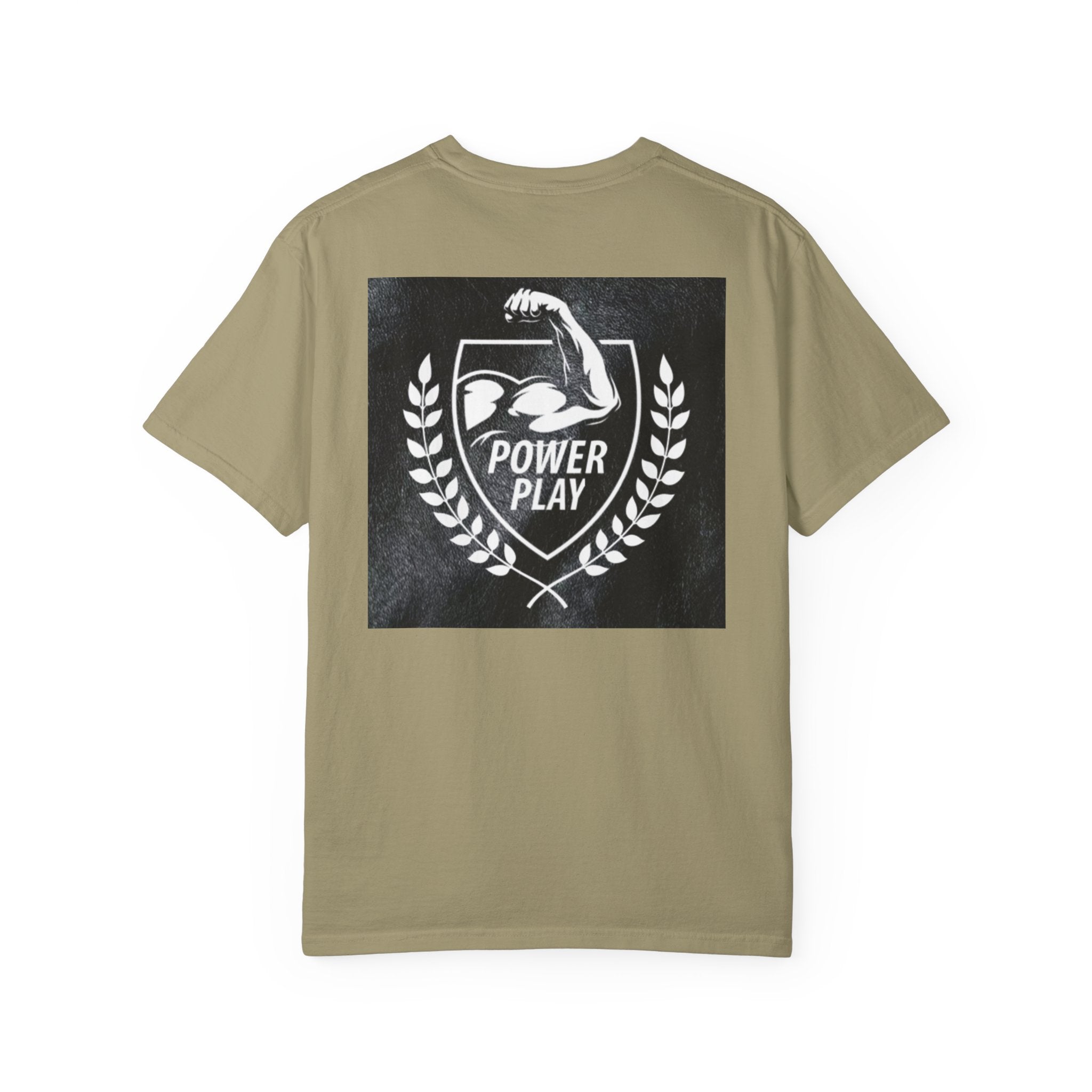 Power Play Unisex Garment-Dyed T-Shirt - Gym Motivation Apparel