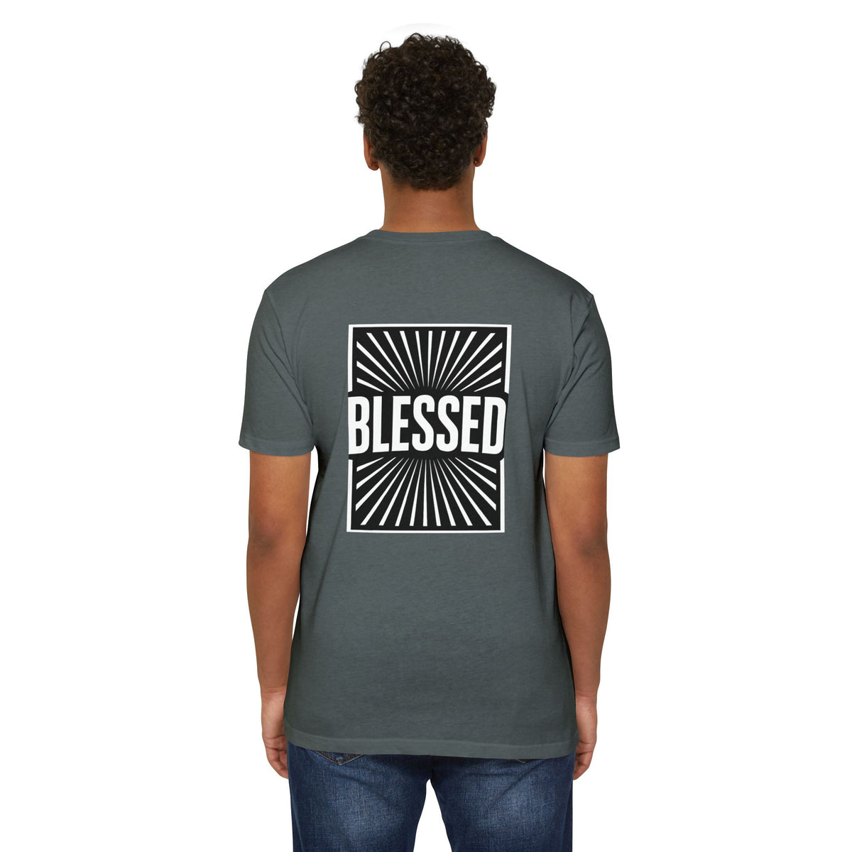 Blessed T-Shirt — 'blessed' Script Graphic Christian Tee