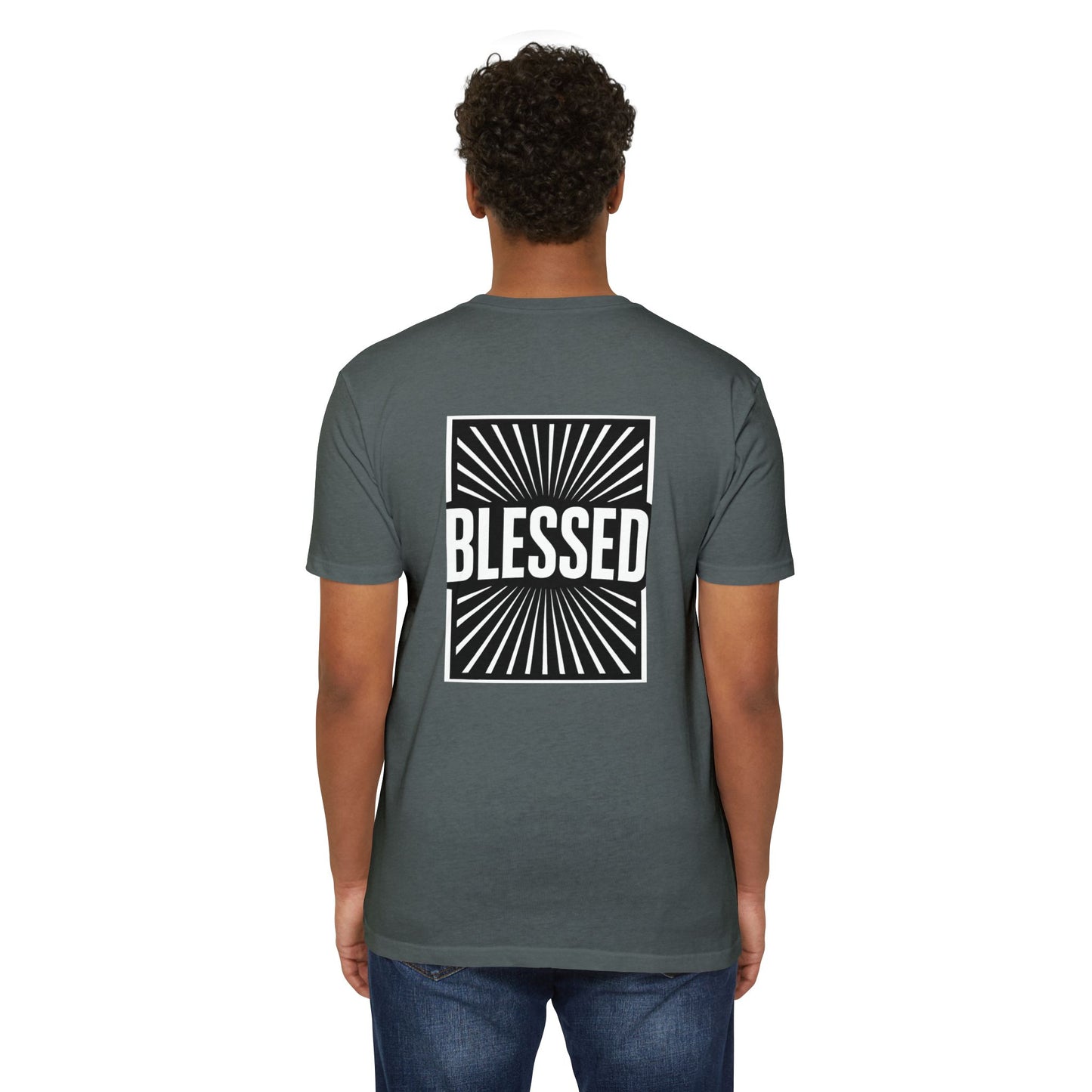 Blessed T-Shirt — 'blessed' Script Graphic Christian Tee