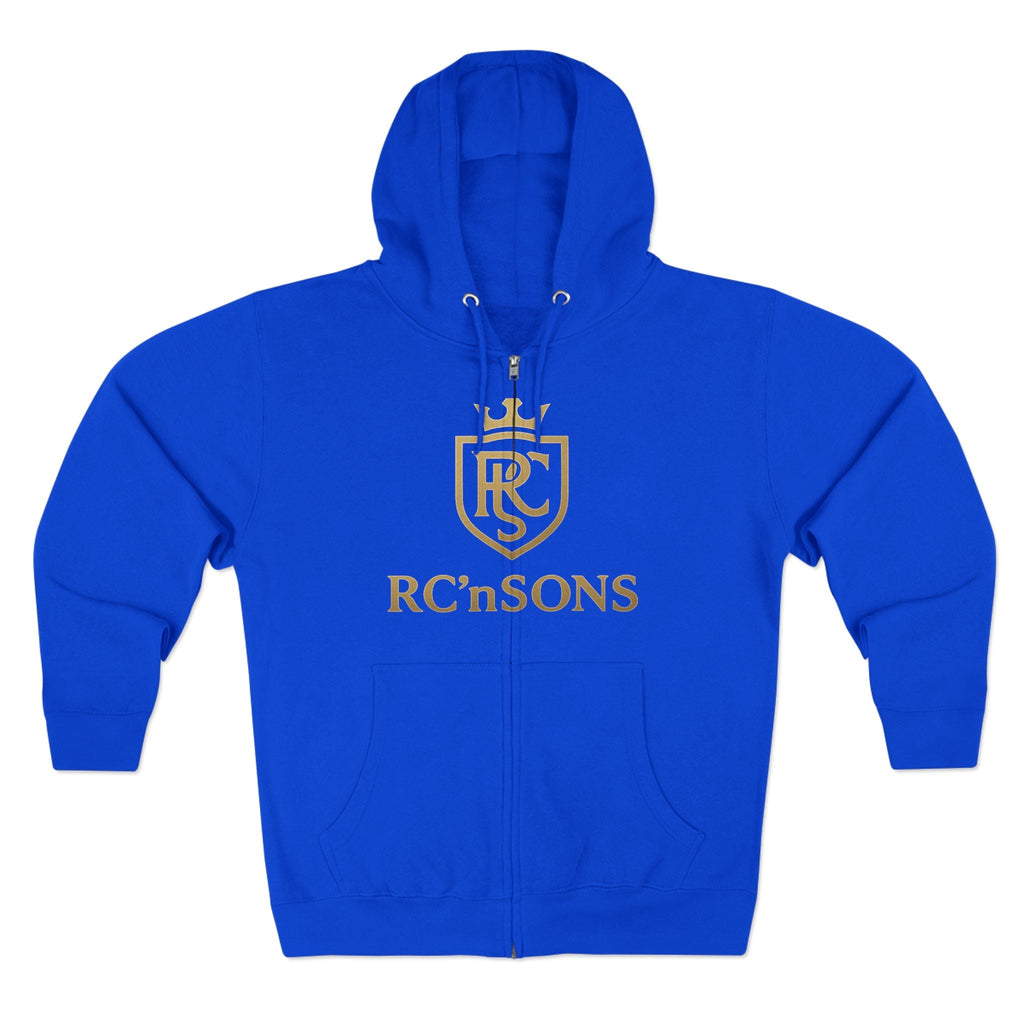 Stylish Unisex Zip Hoodie, Cozy Sweatshirt, Perfect Gift for Family, Casual Wear, Holiday Outfits, Logo Apparel Printify