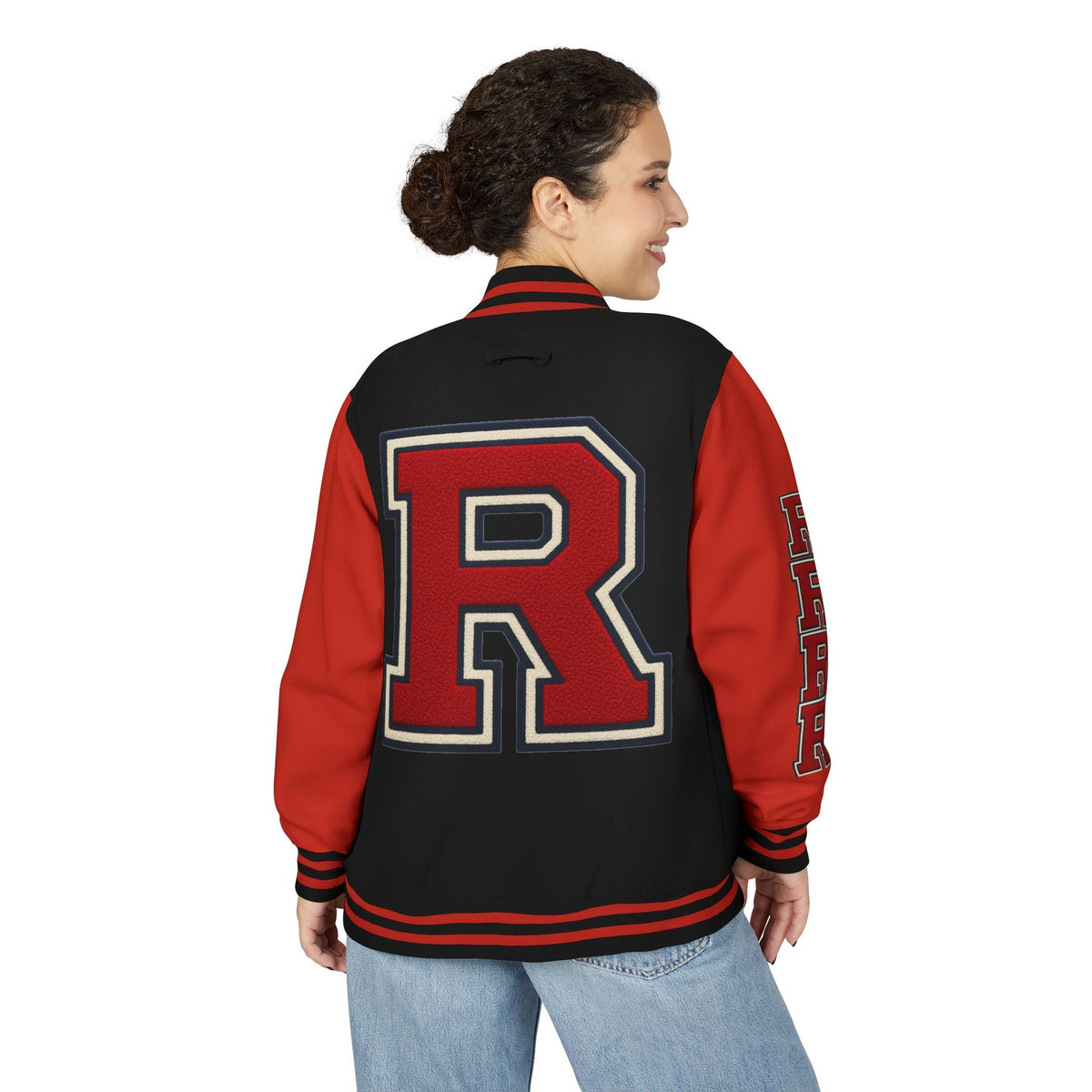 Letterman Jacket R Design Printify