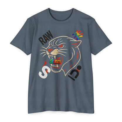 Urban Graffiti Panther T-Shirt | Cool Graphic Tee, Streetwear, Unisex Fashion, Casual Wear, Graphic T-shirt Printify
