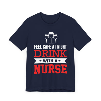 Sentez-vous en sécurité la nuit, buvez un tee-shirt unisexe 