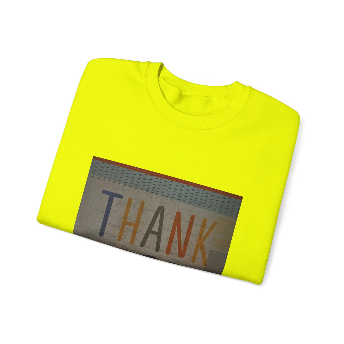 RCNSONS Unisex Crewneck Thanks Sweatshirt