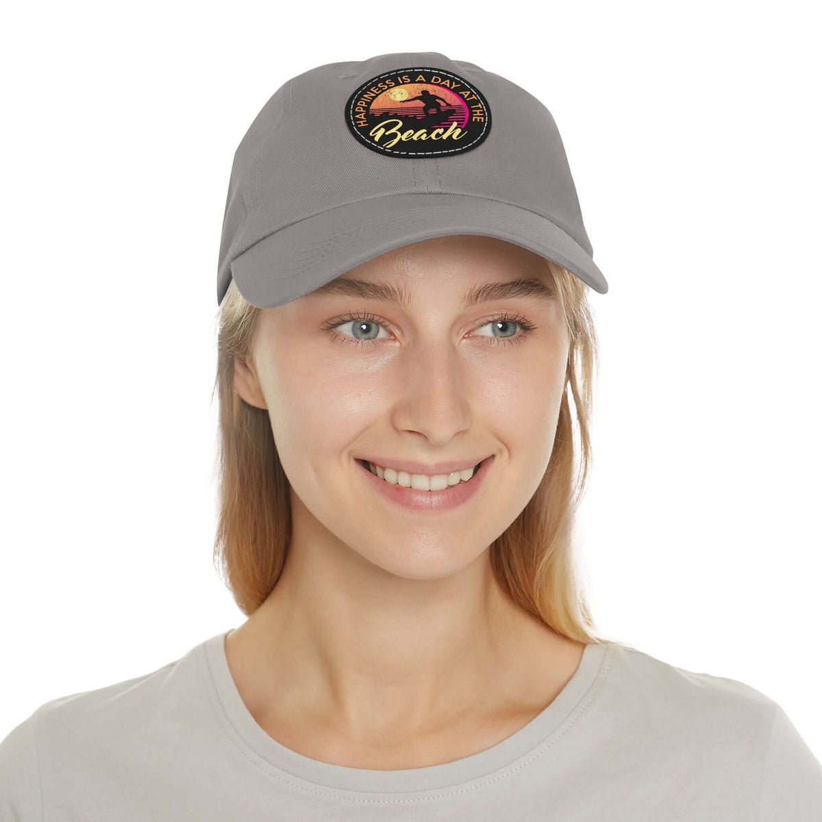 Dad Hat with Leather Patch (Round) - RC’nSONS