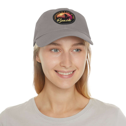 Dad Hat with Leather Patch (Round) - RC’nSONS