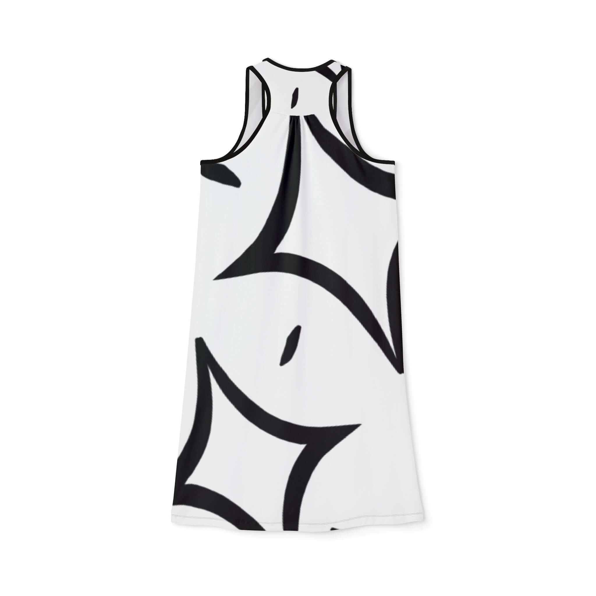 Rcnsons Women's  'Dark Cube' Racerback Dress (AOP)