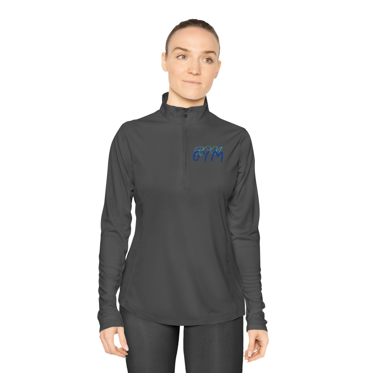 Quarter-Zip Pullover - Casual and Comfortable Women's Quarter-Zip Pullover