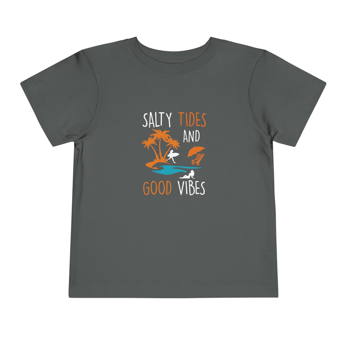 Salty Tides And Good Vibes Toddler Tee