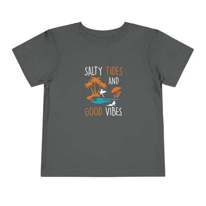 Salty Tides And Good Vibes Toddler Tee