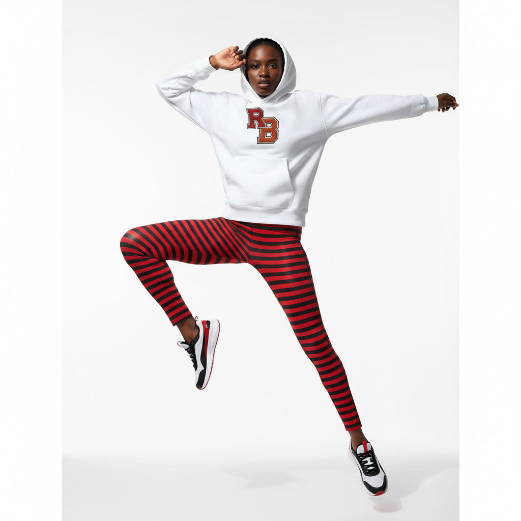 Letterman RB Hoodie — Garment-Dyed Athletic Pullover Printify