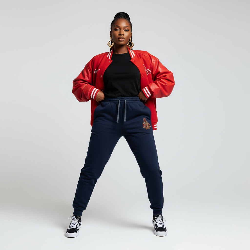 Embroidered Joggers - Joggers-DJ Design Printify