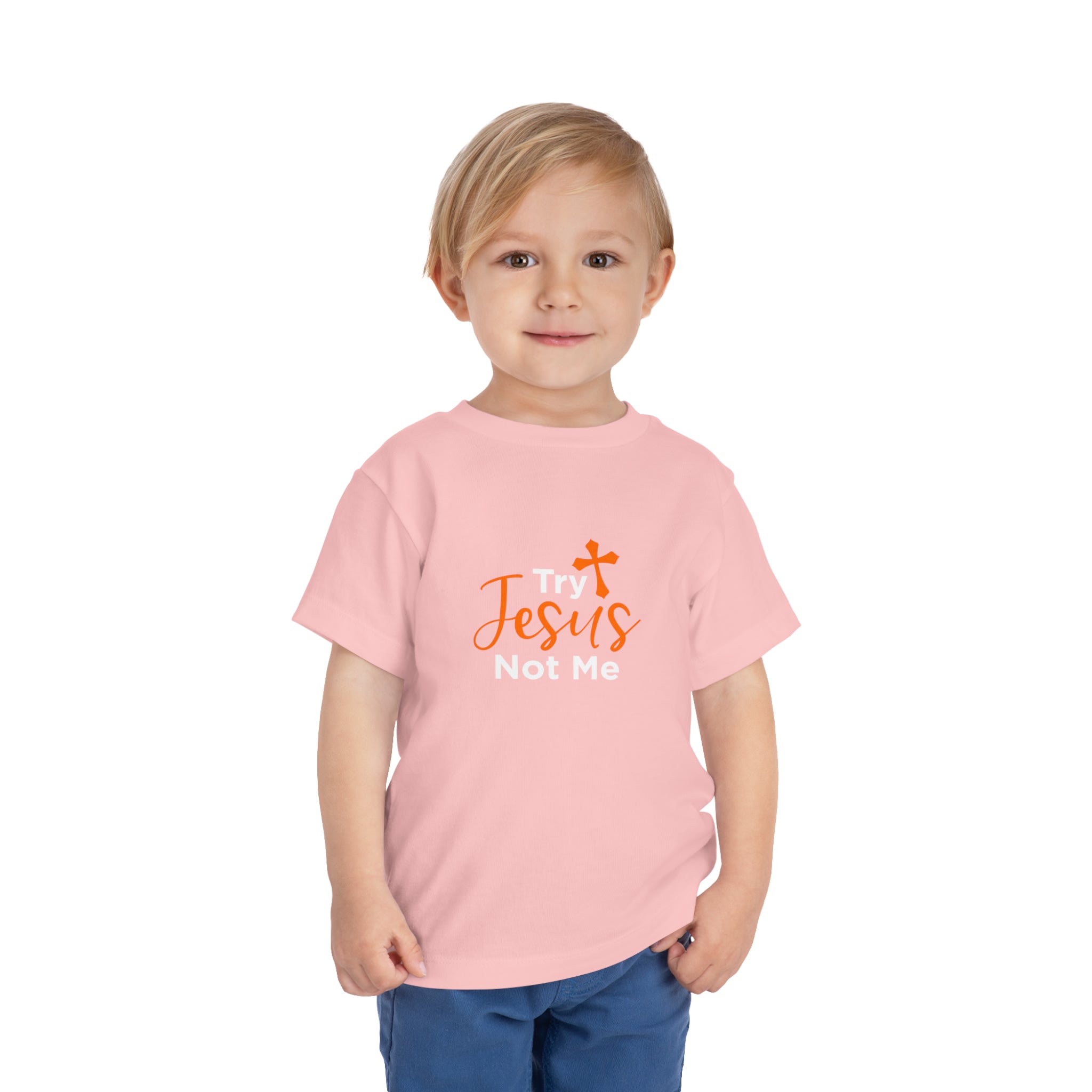 Essayez Jésus, pas moi, t-shirt pour tout-petits 