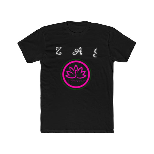 Zen Lotus Symbol Unisex Cotton Crew Tee - Relaxed Fit T-Shirt for Mindfulness Practice